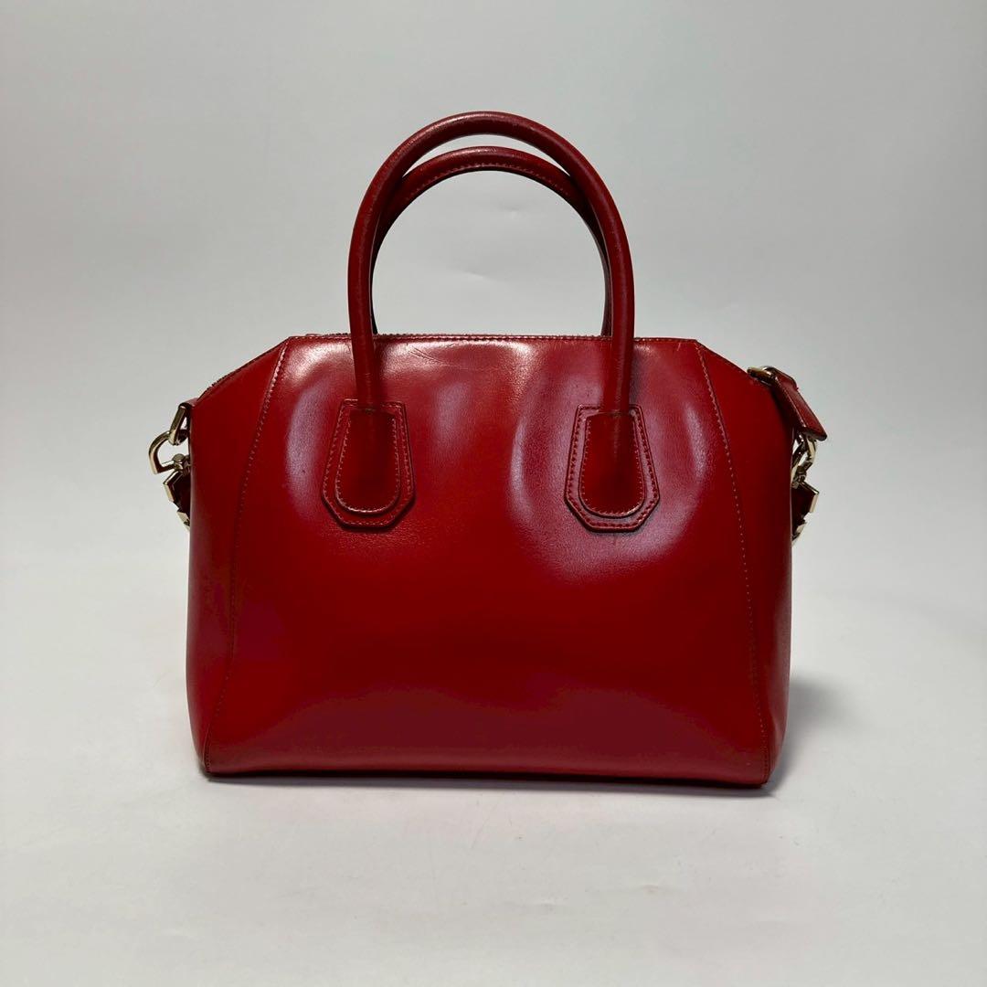 p87【美品】保存袋付　ジバンシー　アンティゴナ　スモール2wayショルダー.