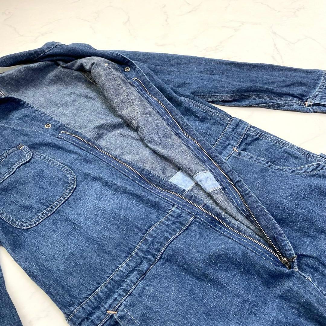 デニム&サプライ ラルフローレンジャンプスーツ オールインワン デニム 紺 M