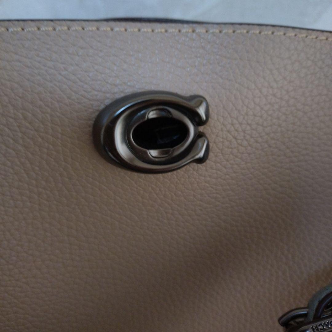 コーチ ウィロウ ショルダーバッグ 2WAY ハンドバッグ トープ