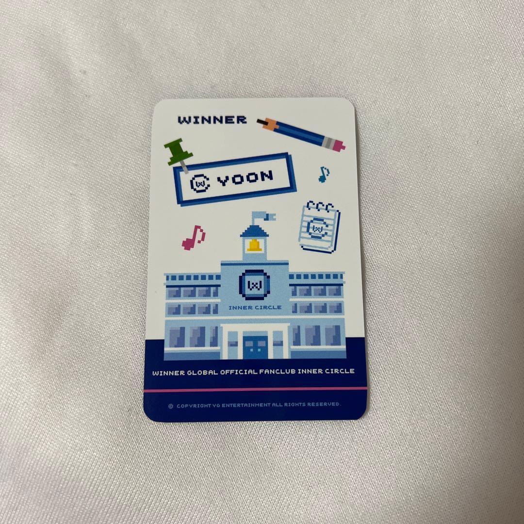 WINNER FC限定 ファンクラブ 制服 トレカ スンユン