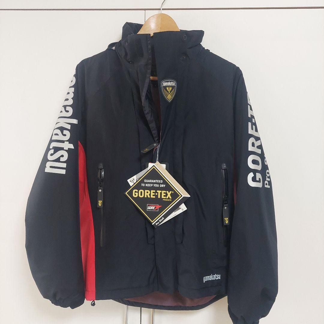 未使用 がまかつ ゴアテックス ウィンドウアップ レインスーツ( Lサイズ)