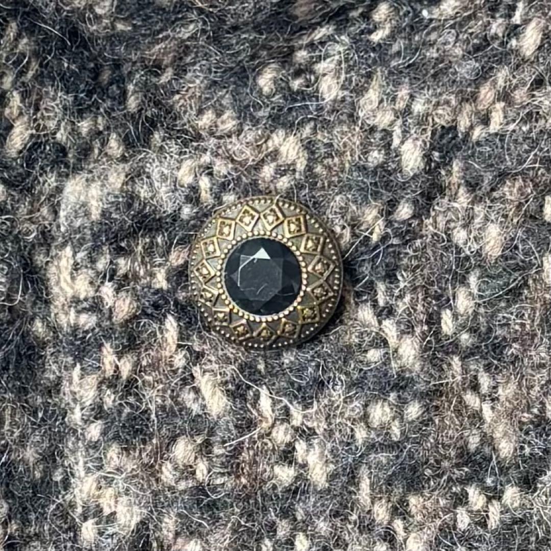 MaxMara アルパカ　モヘア　ロングコート　ビジュー　Aライン　40