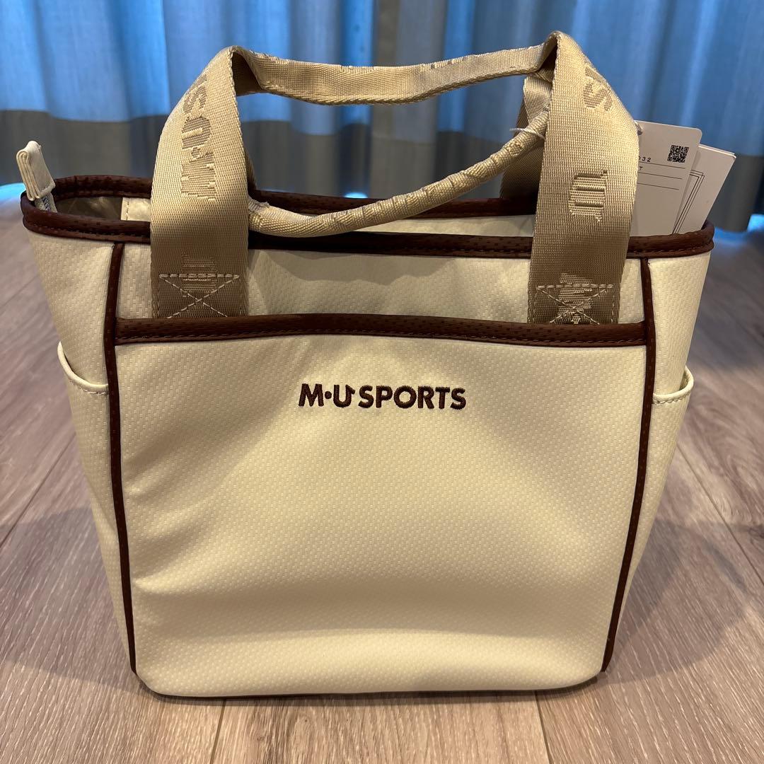 ★2025秋冬新品未使用★MU SPORTS サガラ刺繍ゴルフバッグ 3点セット