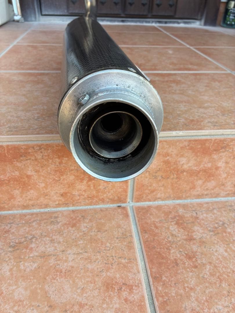 WR'S カーボンファイバー マフラー スリムタイプ