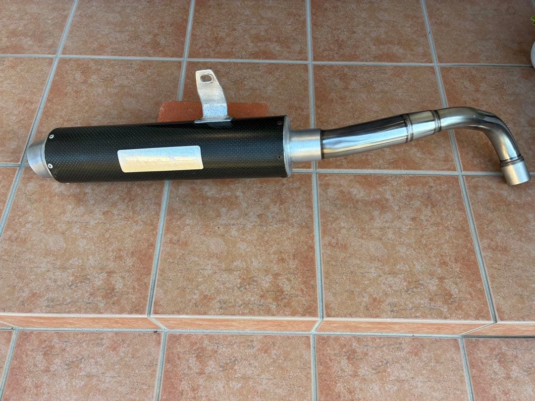 WR'S カーボンファイバー マフラー スリムタイプ