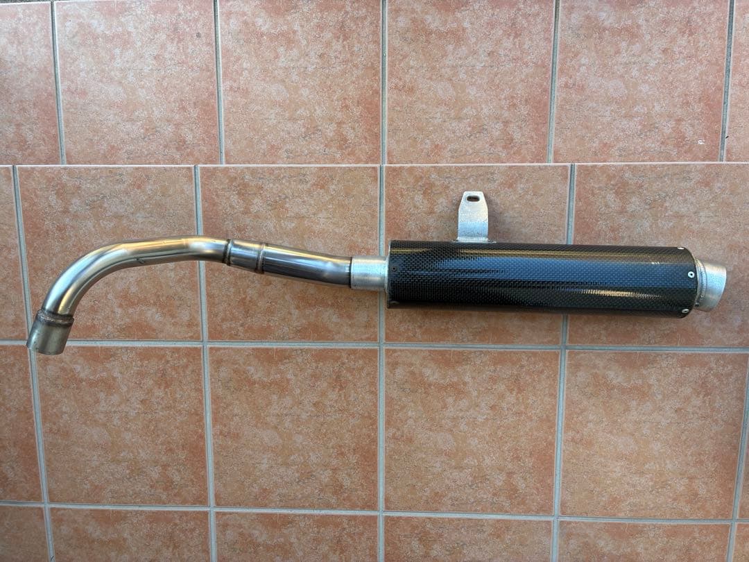 WR'S カーボンファイバー マフラー スリムタイプ