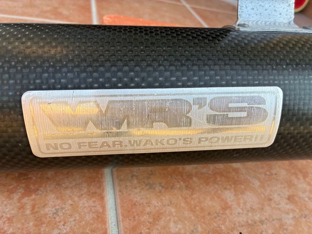 WR'S カーボンファイバー マフラー スリムタイプ