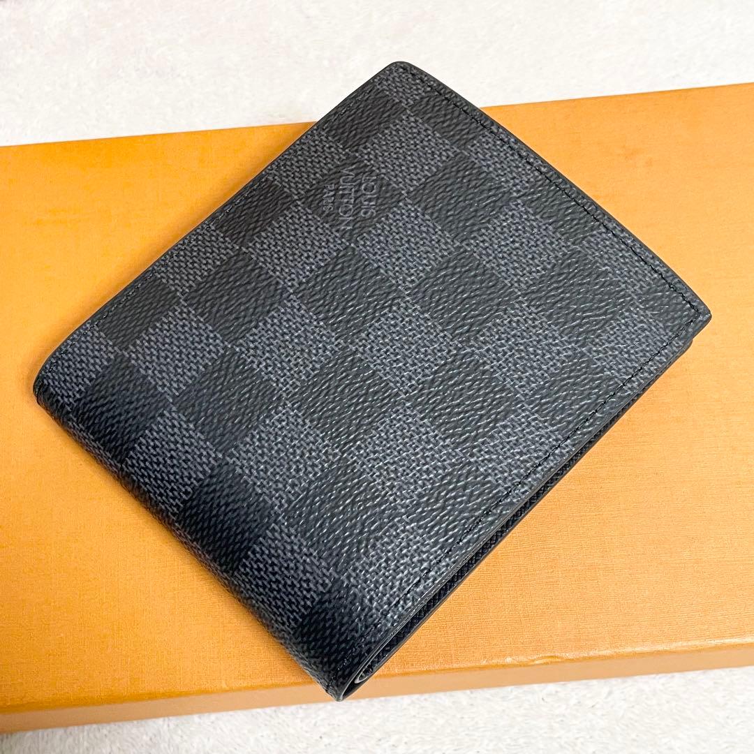 ルイヴィトン ダミエ　グラフィット　ポルトフォイユ マルコNM 二つ折り財布