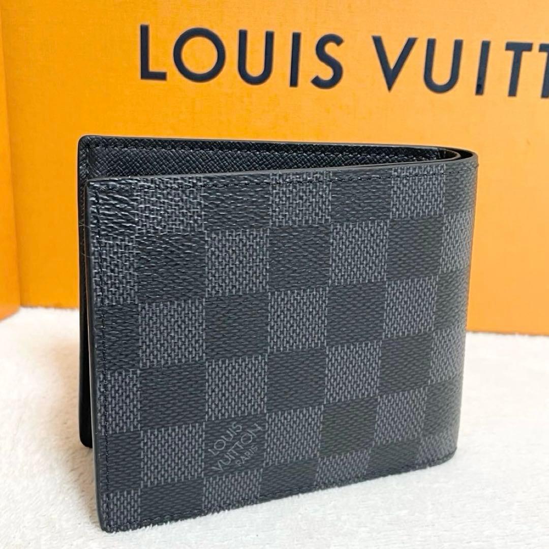 ルイヴィトン ダミエ　グラフィット　ポルトフォイユ マルコNM 二つ折り財布