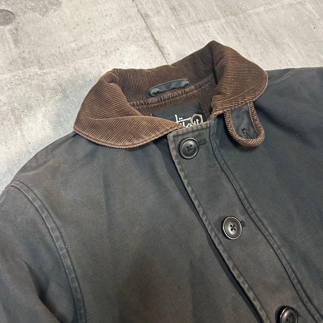 ジャケット・アウター 00s archive Stussy Fade Duck Jacket