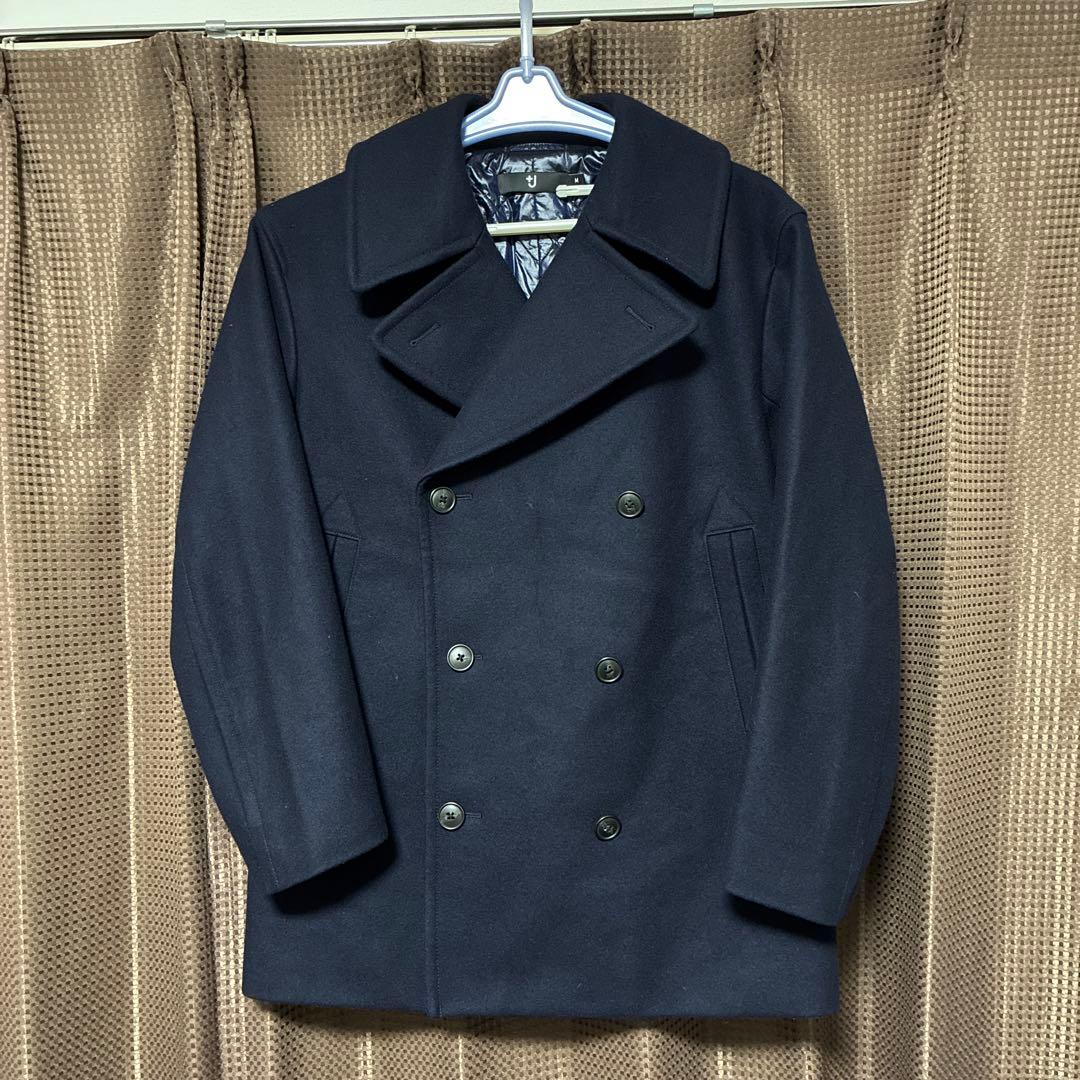 【未使用・新品】UNIQLO +Ｊ　ウールブレンドオーバーサイズピーコート Ｍ