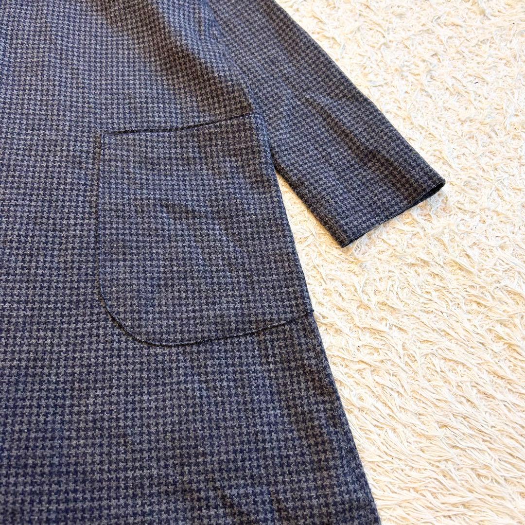 【タグ付き✨️45R】 定価43000円以上 千鳥 ウール ワンピース ロング