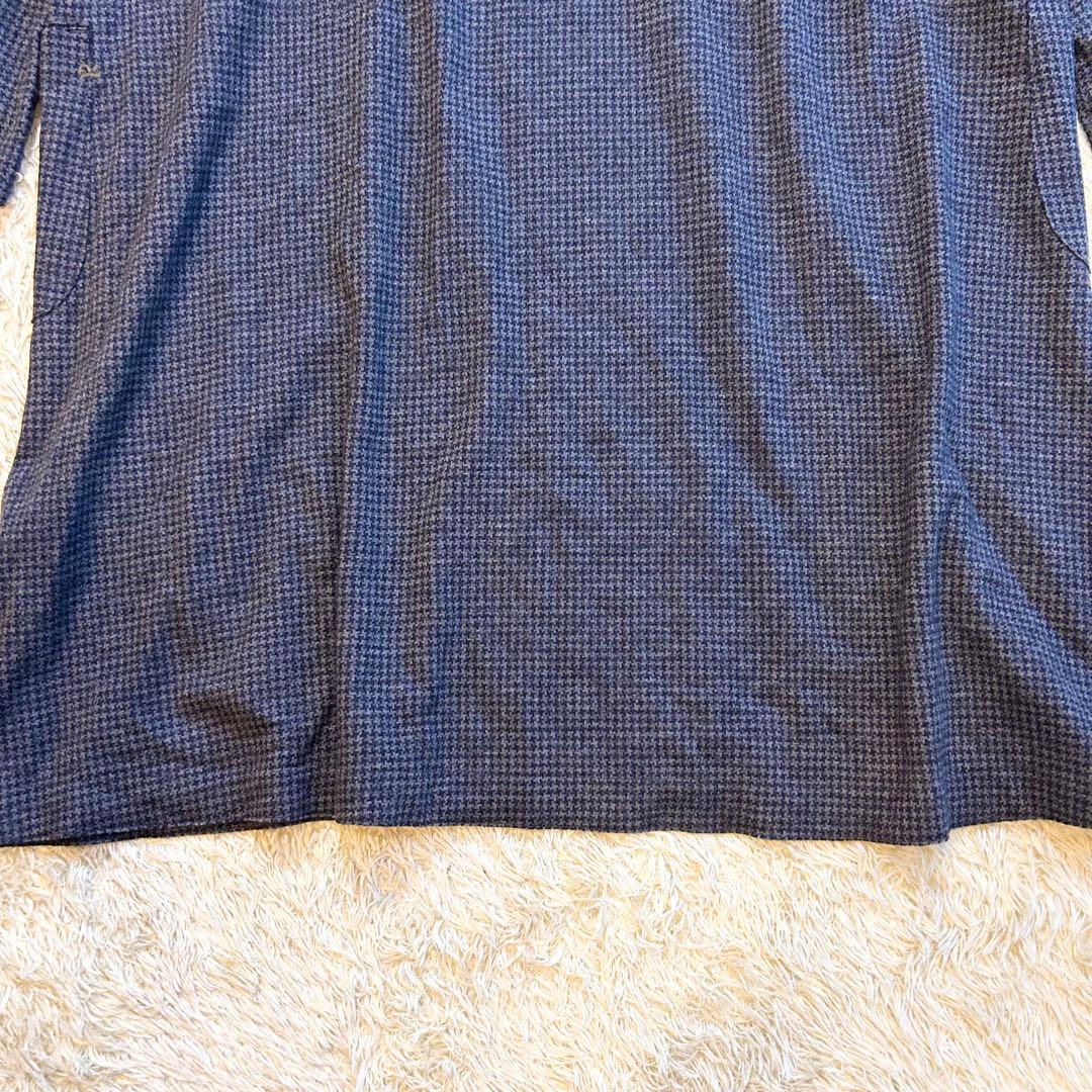 【タグ付き✨️45R】 定価43000円以上 千鳥 ウール ワンピース ロング