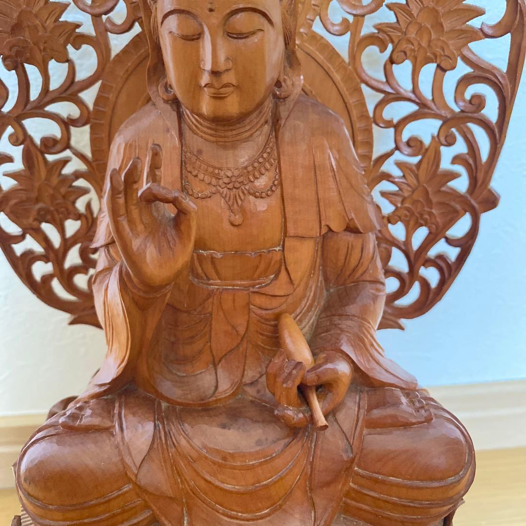 仏教美術 木彫 観音菩薩像 仏像