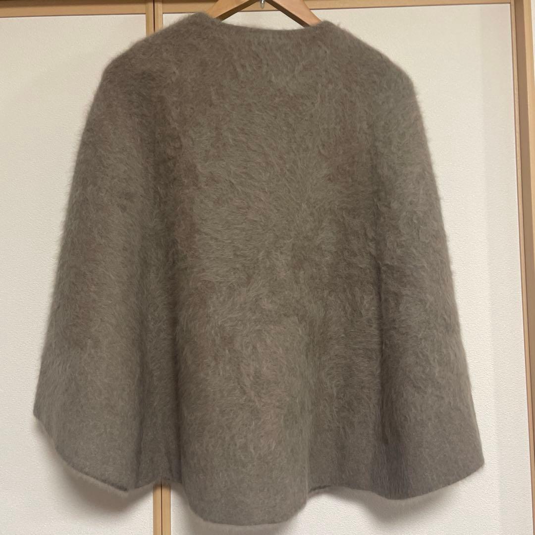 【新品タグ付き】ユナイテッドアローズ　フォックス カシミヤ ケープ