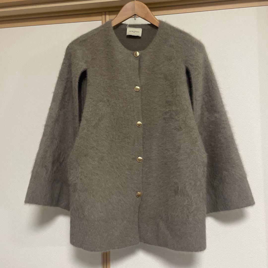 【新品タグ付き】ユナイテッドアローズ　フォックス カシミヤ ケープ