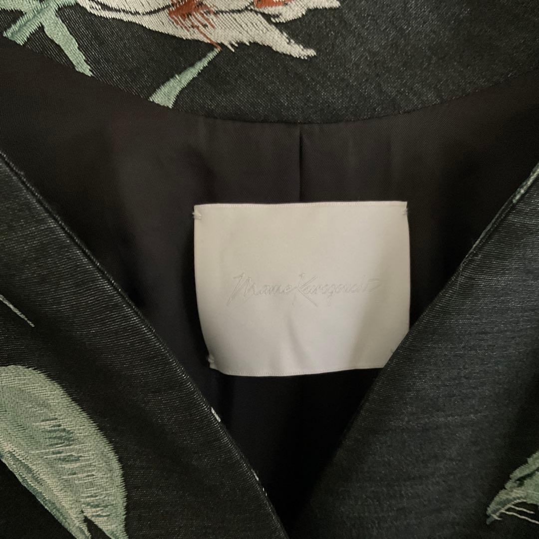 マメクロゴウチ 花柄ロングコート 1