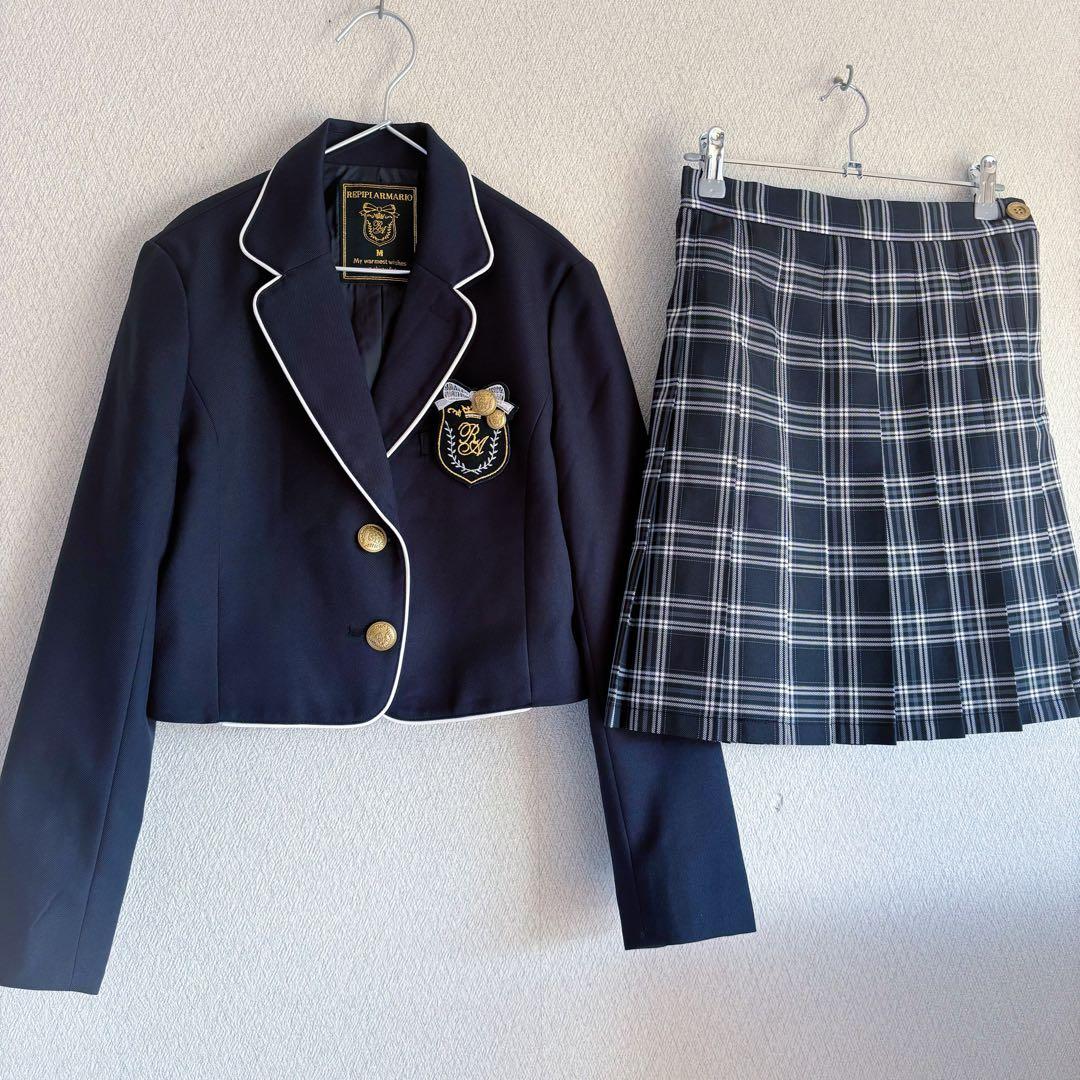 美品 フォ－マル レピピアルマリオ ス－ツ ピンクラテ ブラウス 150 160