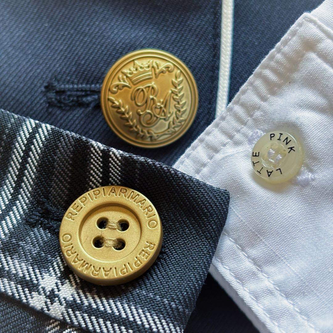 美品 フォ－マル レピピアルマリオ ス－ツ ピンクラテ ブラウス 150 160