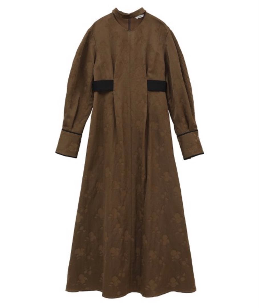 ワンピース CLANE VINTAGE FLOWER SATIN ONEPIECE