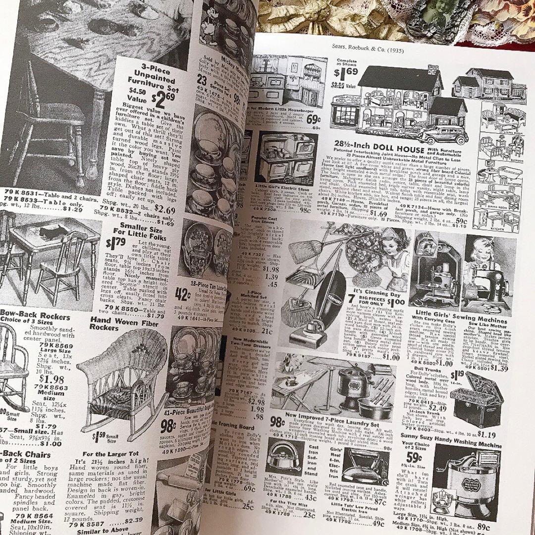 アンティークおもちゃ 復刻カタログ ビスクドール テディベア♡ジャンクジャーナル