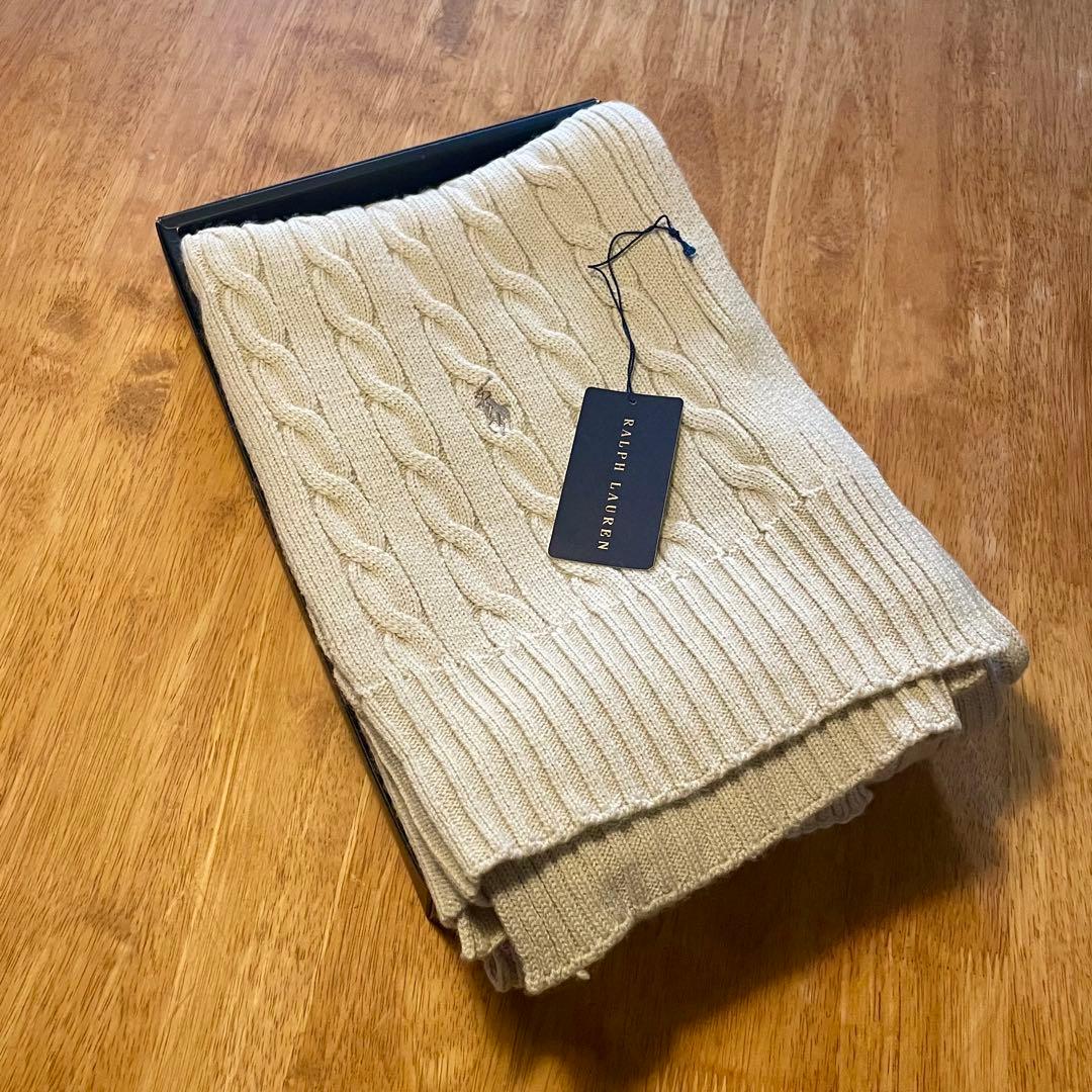 り*ん様 ⭐︎オークション⭐︎ 未使用品✨Ralph Lauren ケーブルニッ