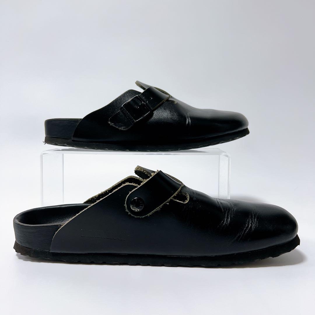 ビルケンシュトック ボストン レザー コンフォートサンダル オールブラック 27
