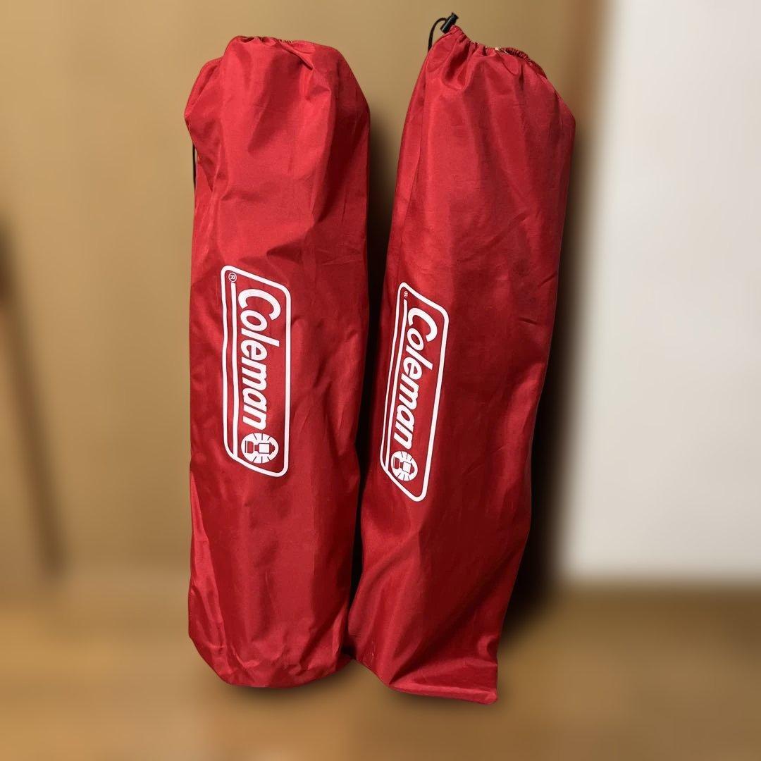 Coleman レイチェア　リクライニングチェア　レッド 2脚セット