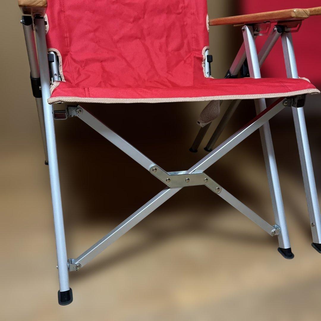 Coleman レイチェア　リクライニングチェア　レッド 2脚セット