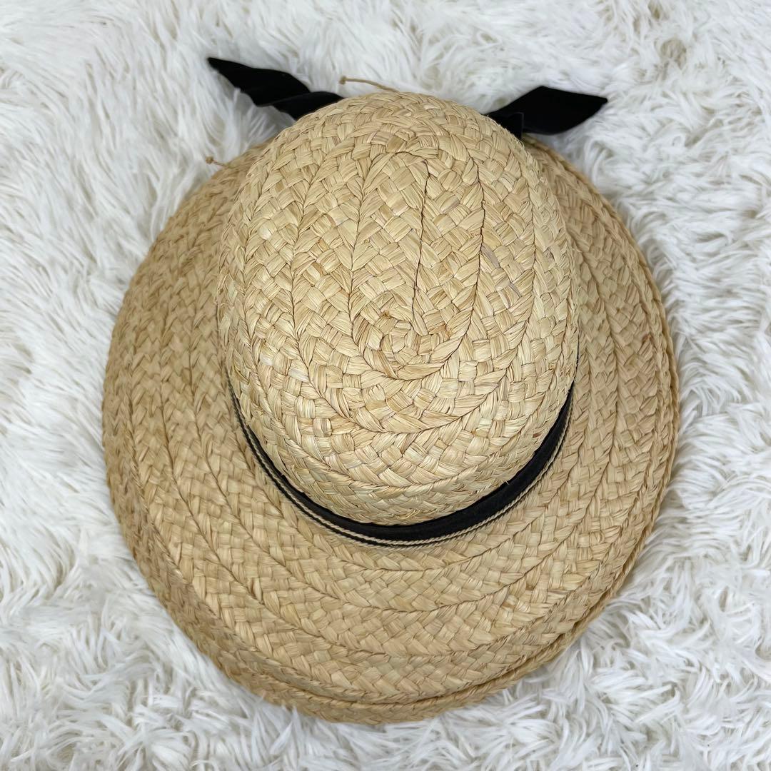 人気品⭐️ヘレンカミンスキー ヘリンボーン クラシック5 ラフィア ハット 帽子