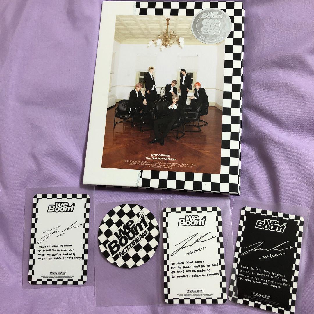 Nct dream boom アルバム　ジェミントレカ付き