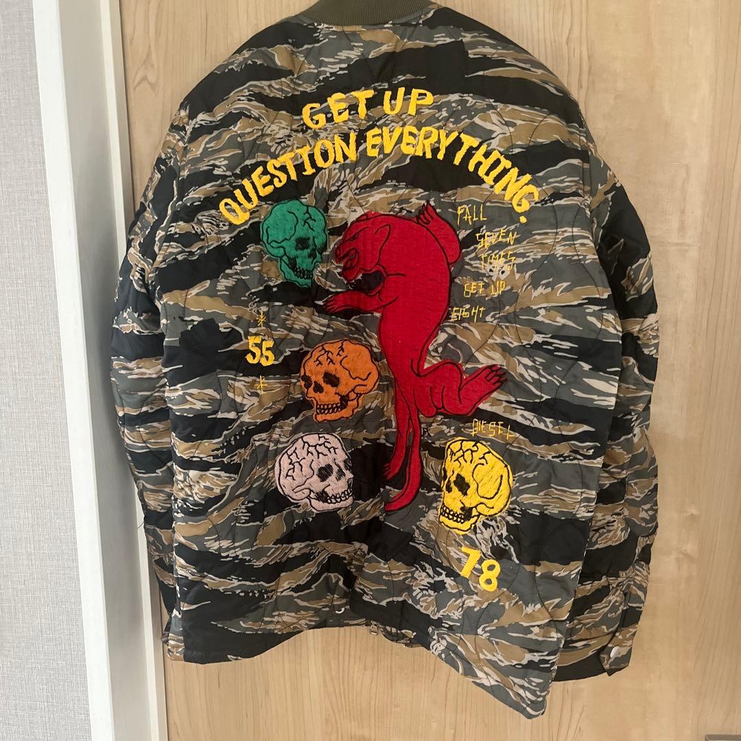 ディーゼル　迷彩　ブルゾン