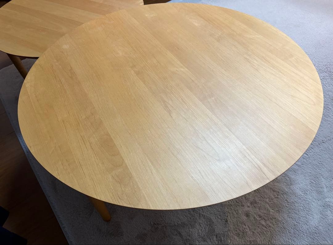 高野木工　バルーン　伸長式　リビングテーブル(ローテーブル)