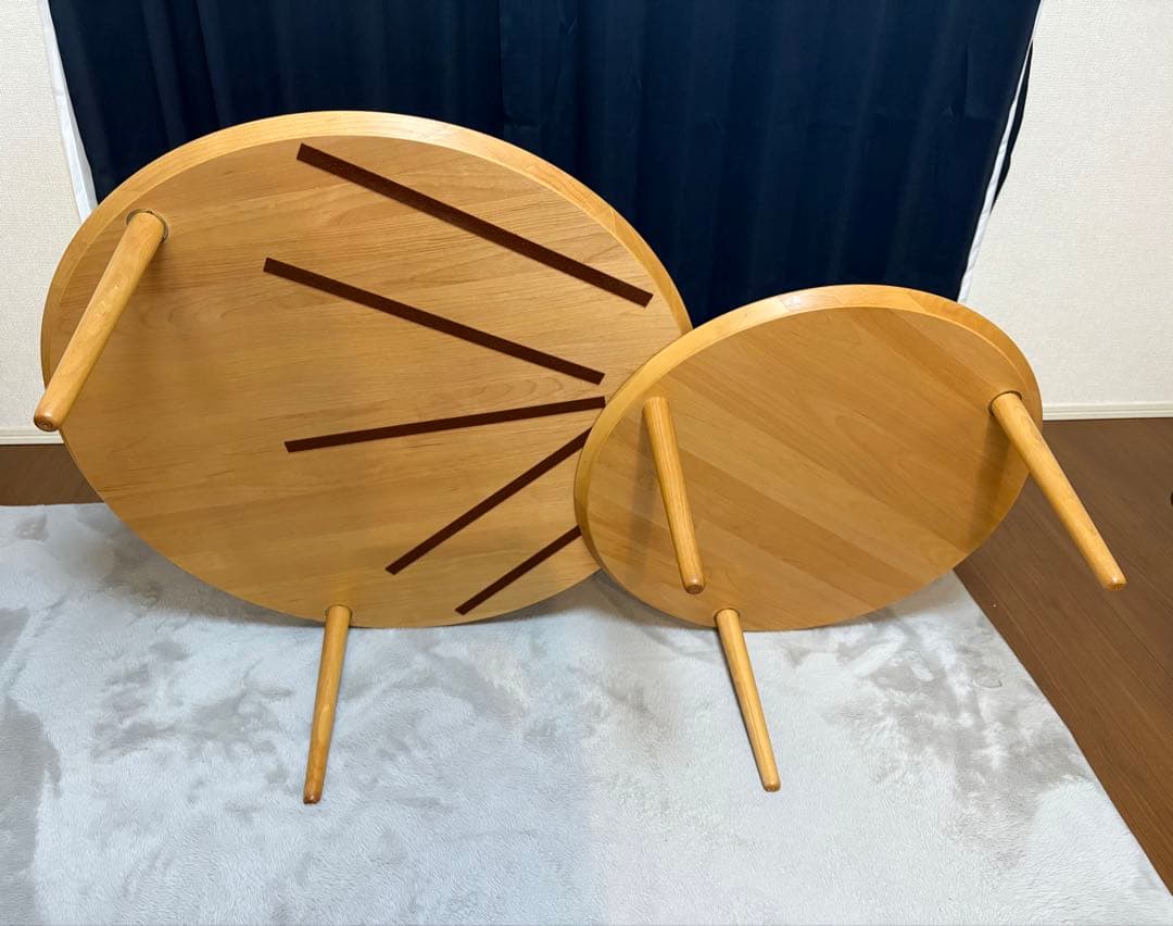 高野木工　バルーン　伸長式　リビングテーブル(ローテーブル)