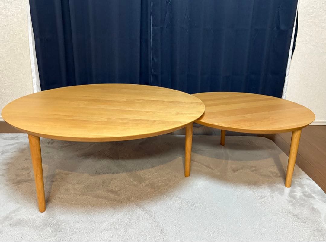 高野木工　バルーン　伸長式　リビングテーブル(ローテーブル)