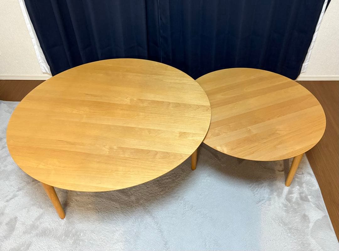 高野木工　バルーン　伸長式　リビングテーブル(ローテーブル)