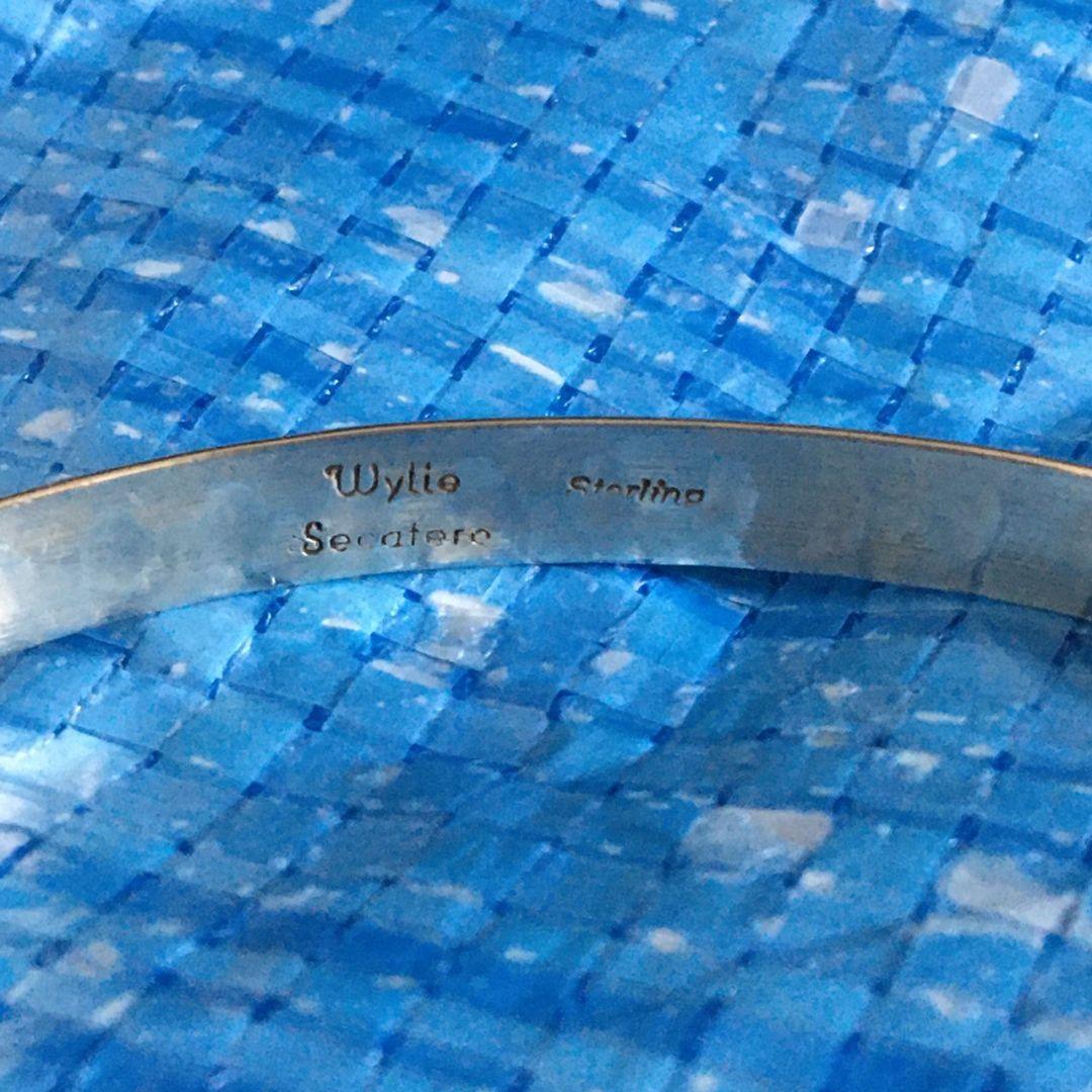 ワイリーセカテロ　シルバー　バングル　ナバホ