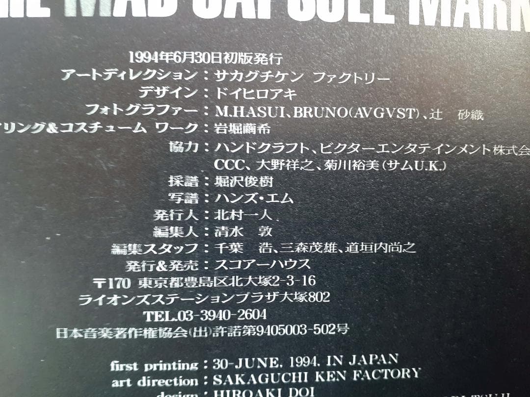 THE MAD CAPSULE MARKET'S MIX-ISM バンドスコア