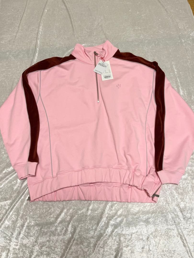 新品　MAISON SPECIAL SideLineHalfZipSweat