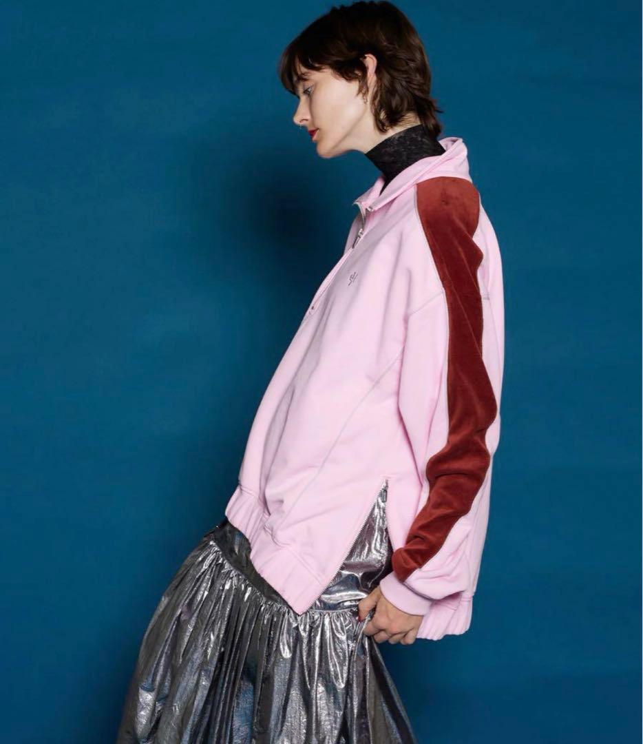 新品　MAISON SPECIAL SideLineHalfZipSweat