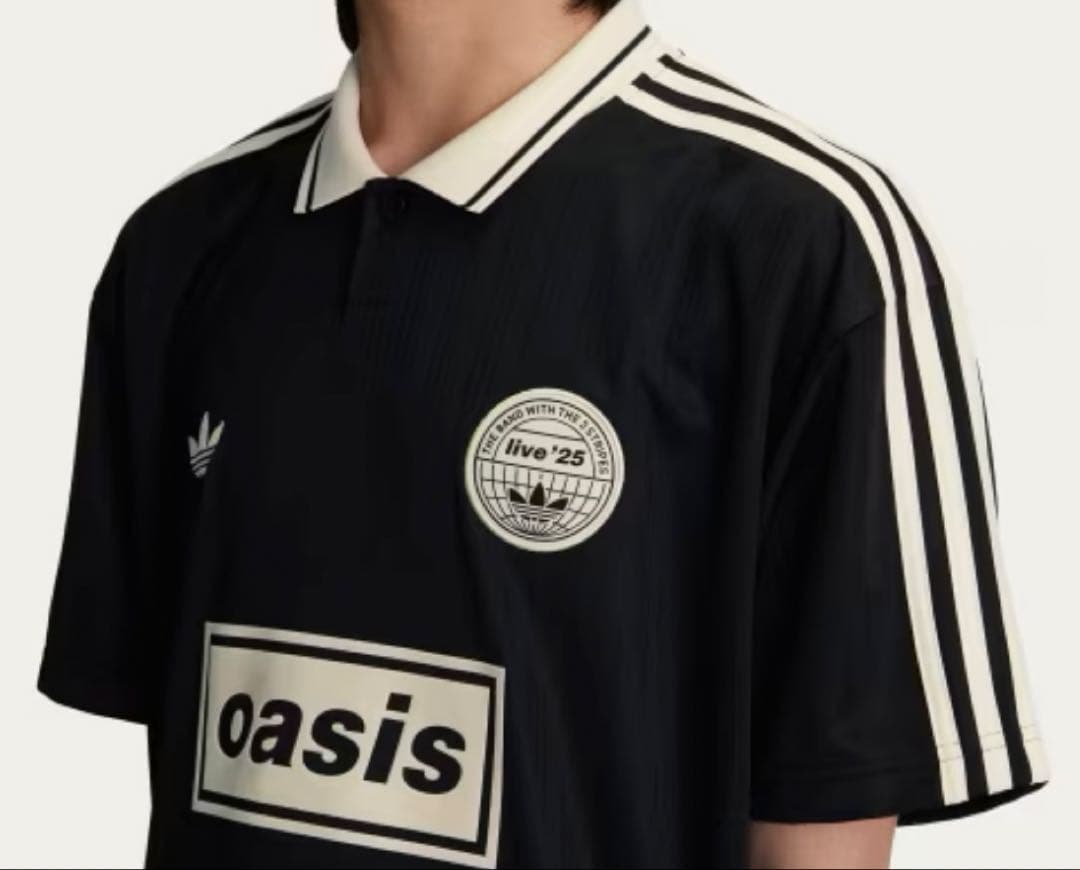 adidas oasis ポロシャツ ブラック