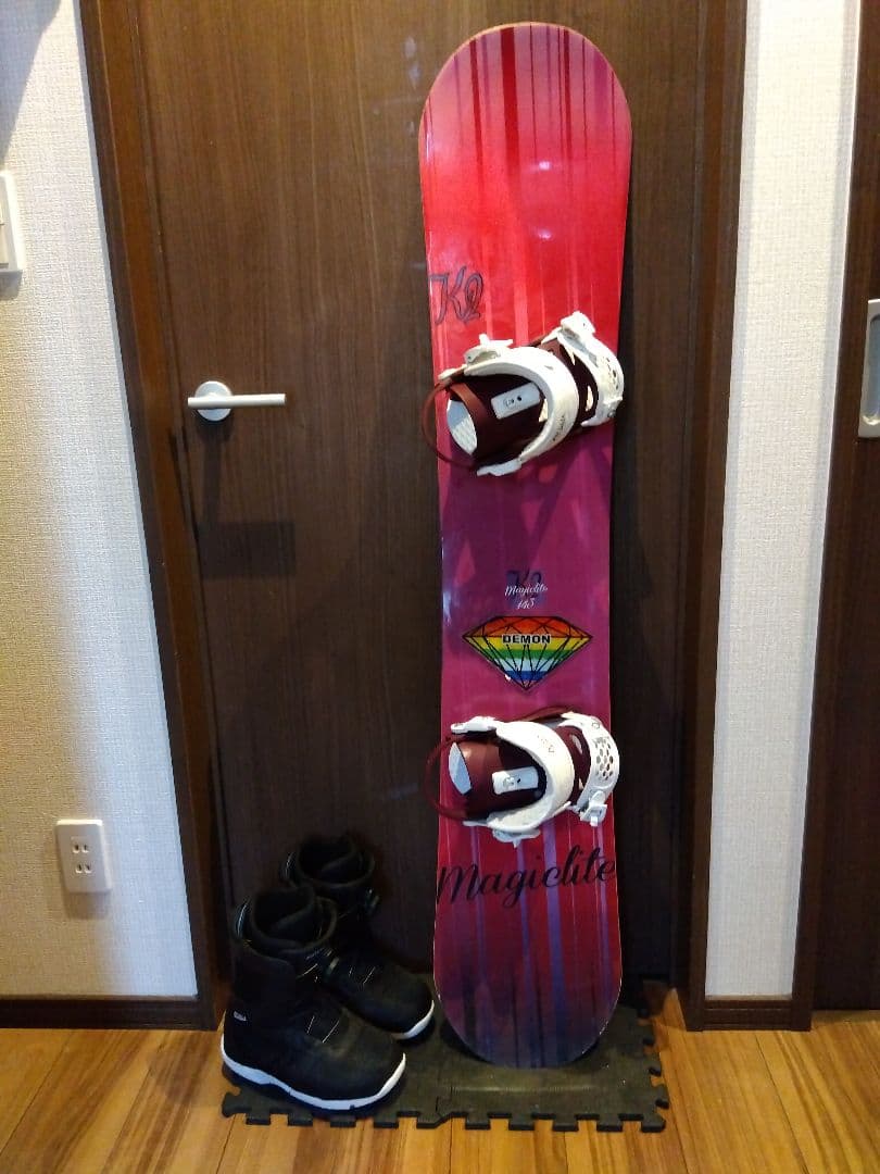 【送料無料】K2 MAGIC LITE 143 レディース スノーボードセット