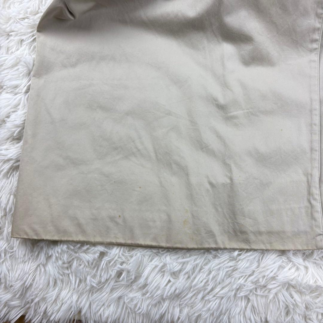 【良品】バーバリー　トレンチコート　白タグ　ベージュ　Mサイズ　着丈117ロング