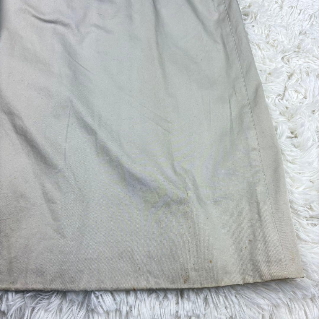 【良品】バーバリー　トレンチコート　白タグ　ベージュ　Mサイズ　着丈117ロング