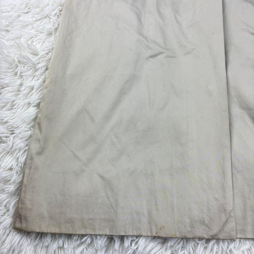 【良品】バーバリー　トレンチコート　白タグ　ベージュ　Mサイズ　着丈117ロング