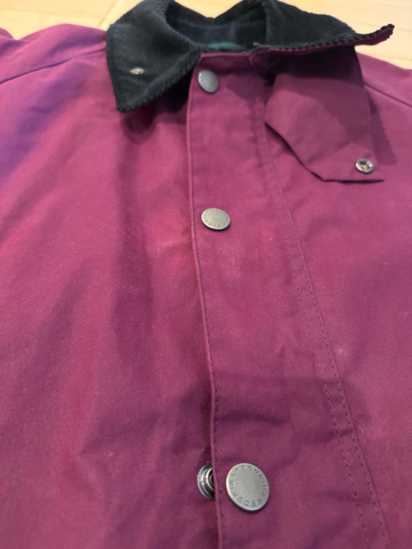 NOAH x Barbour 紫色 カバーオール Lサイズ