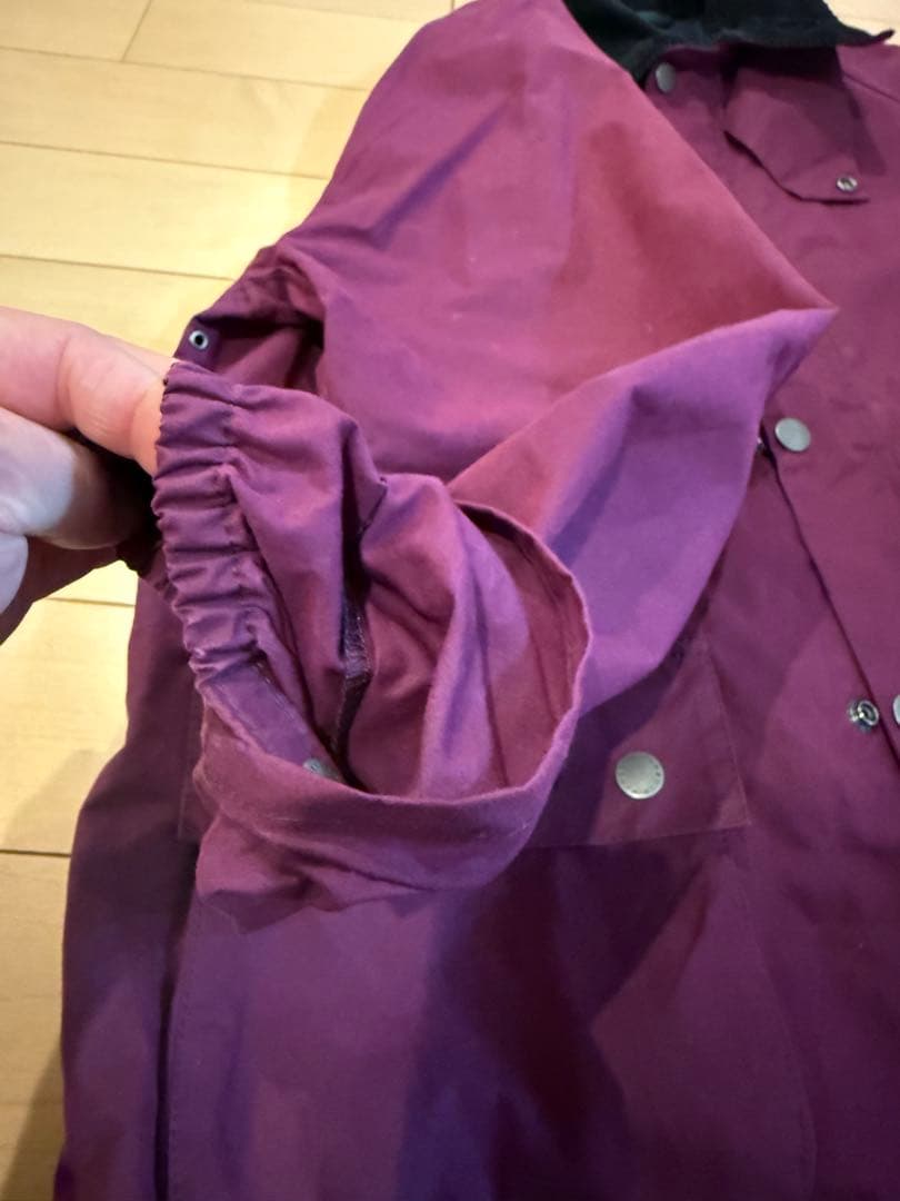 NOAH x Barbour 紫色 カバーオール Lサイズ