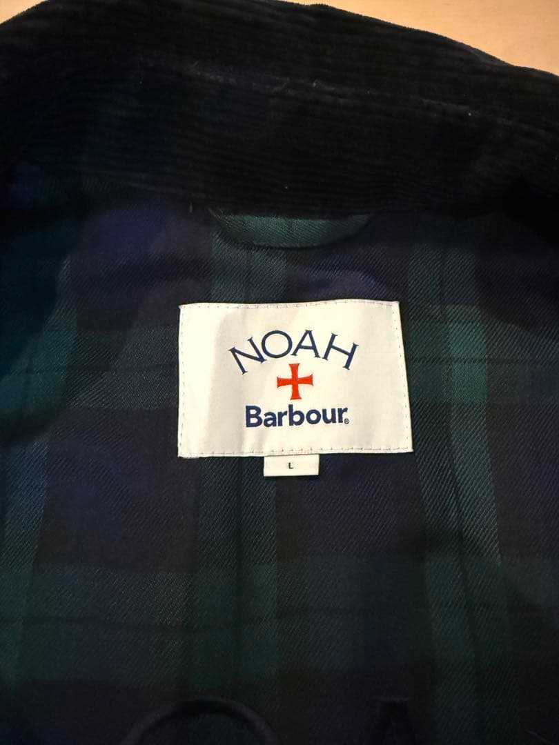 NOAH x Barbour 紫色 カバーオール Lサイズ