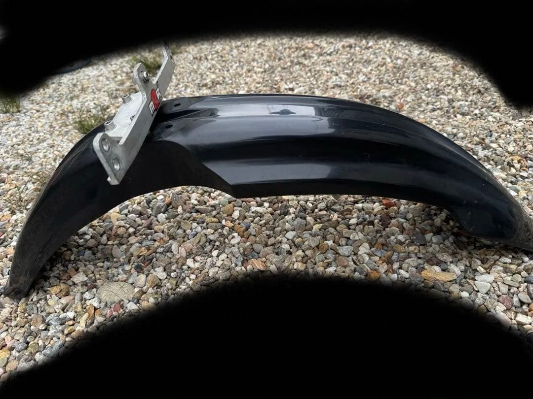 TW200 アップフェンダー 取付金具付き