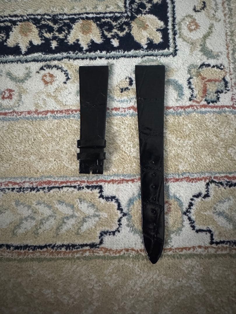 パテックフィリップ皮革バンド ストラップ 純正アリゲータークロコ ワニ